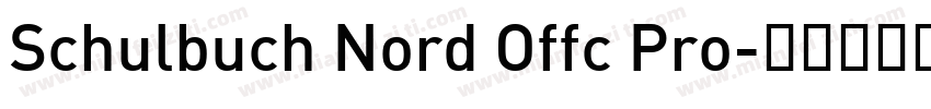 Schulbuch Nord Offc Pro字体转换